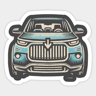 Electric Vehicle Grill Sticker